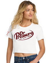 "Dr. Pressure" - Jiu-Jitsu Parody Women's Crop Top - 3Three Apparel LLC.