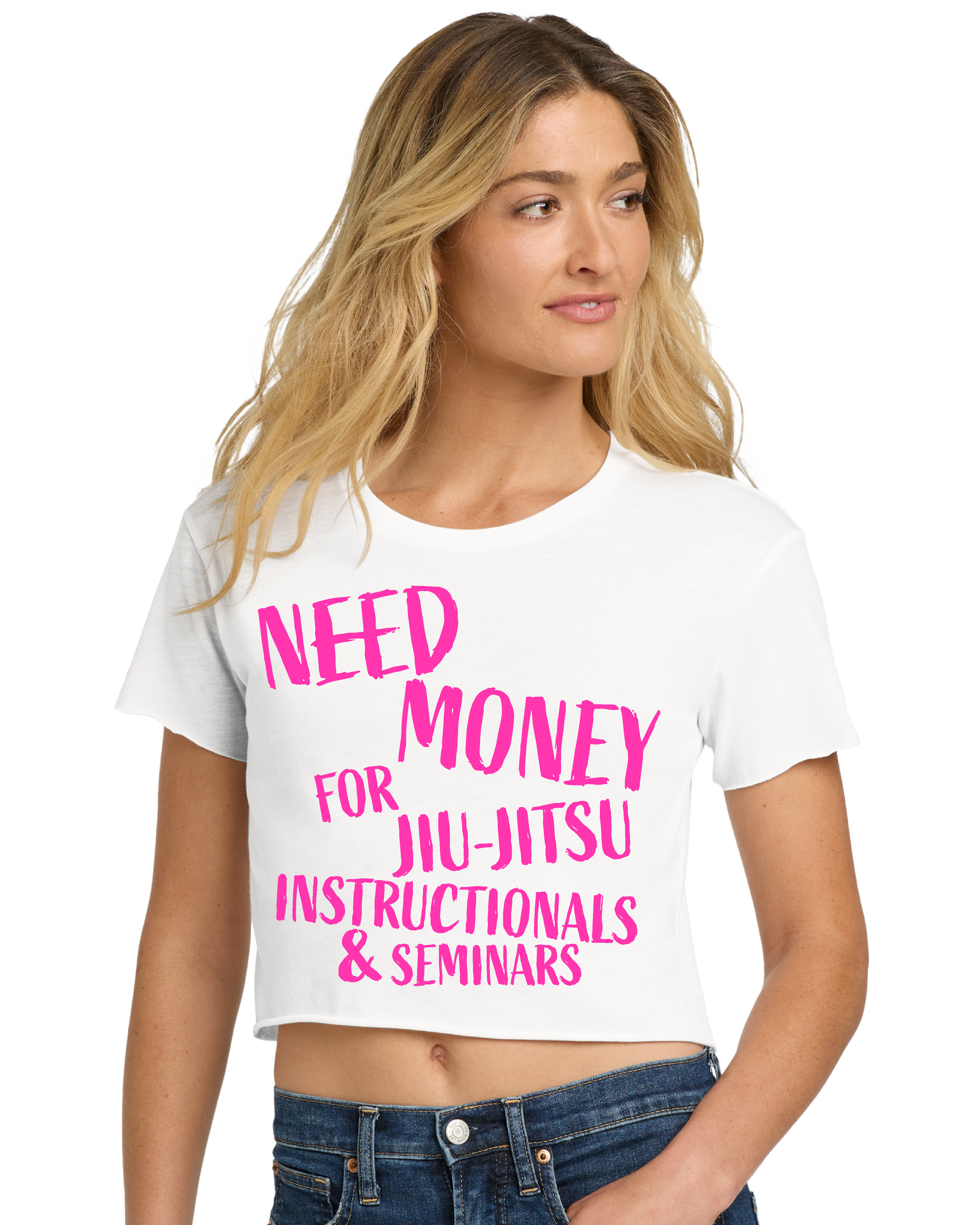 Need Money for Jiu-Jitsu Instructionals & Seminars Crop Top