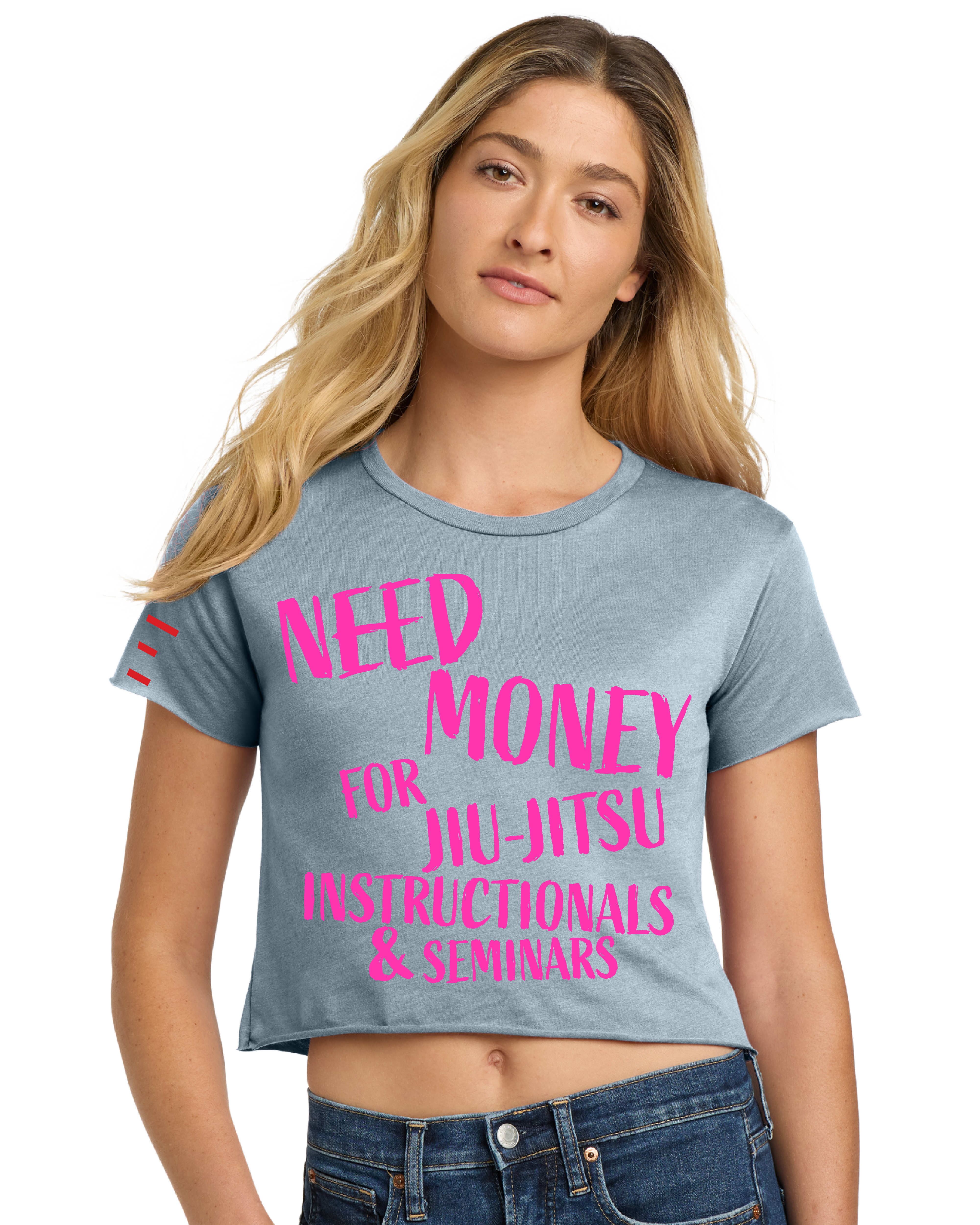 Need Money for Jiu-Jitsu Instructionals & Seminars Crop Top