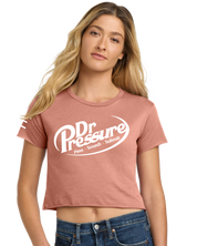 "Dr. Pressure" - Jiu-Jitsu Parody Women's Crop Top - 3Three Apparel LLC.