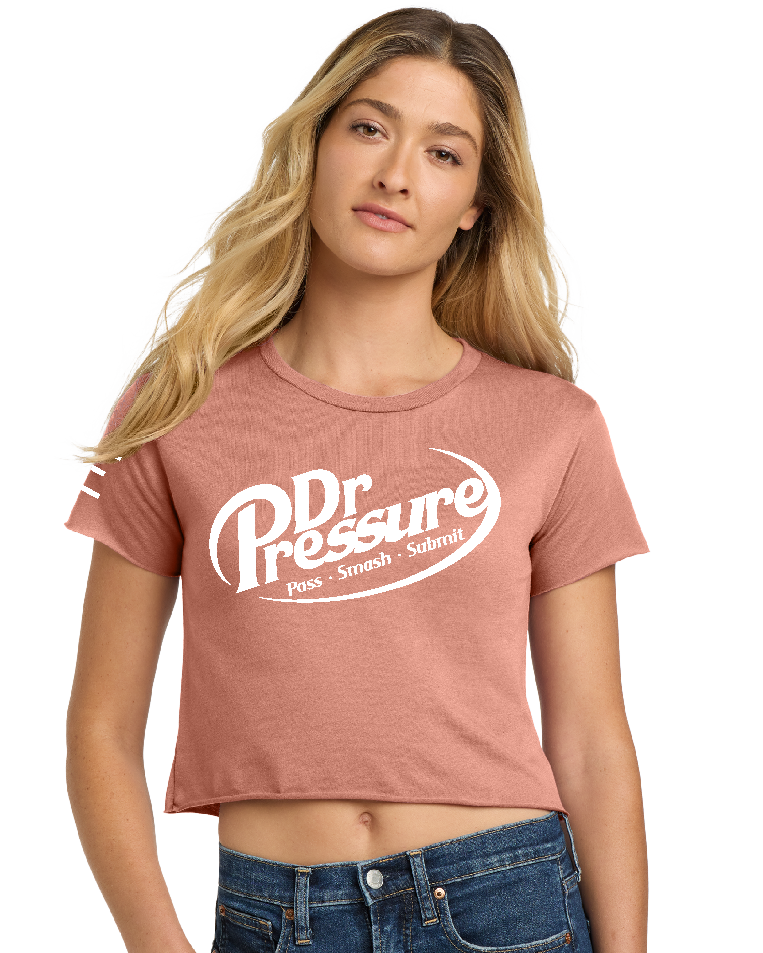 "Dr. Pressure" - Jiu-Jitsu Parody Women's Crop Top - 3Three Apparel LLC.