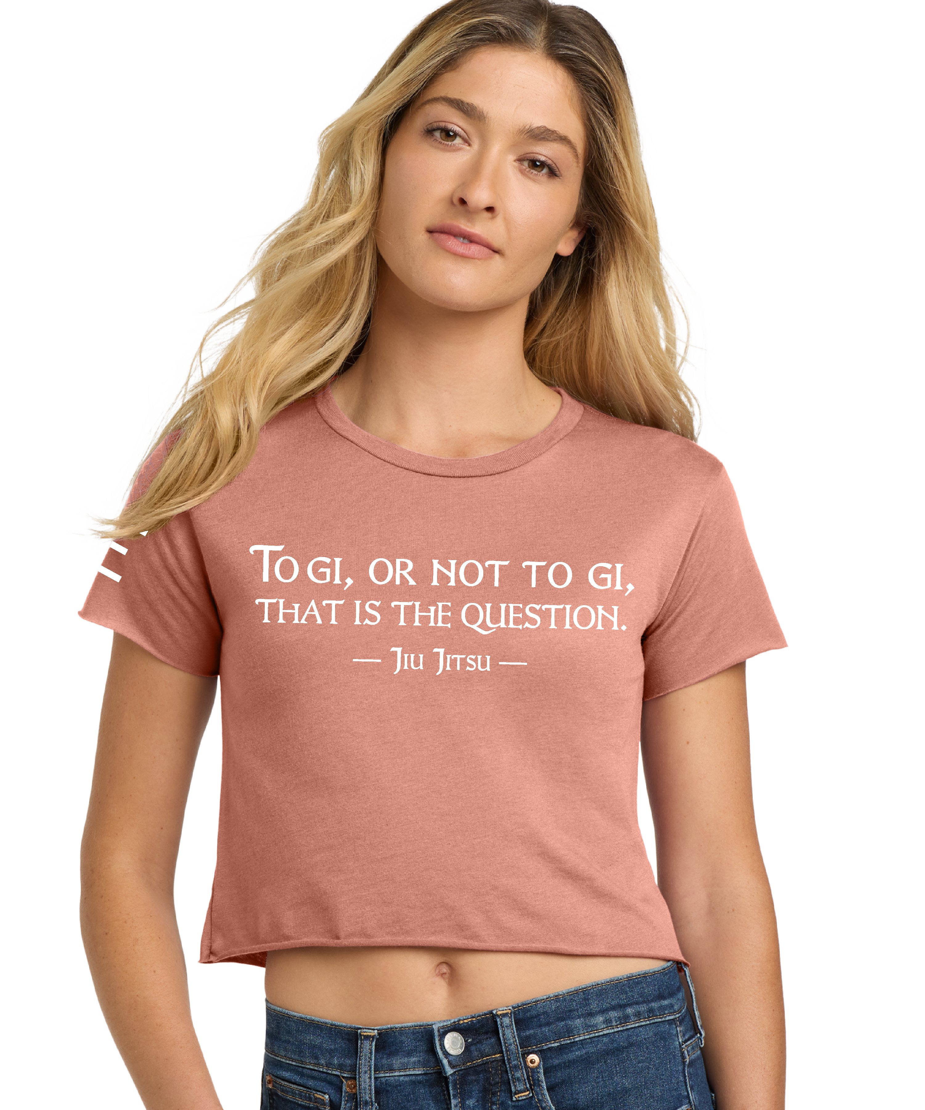 "To Gi or Not to Gi" Jiu-Jitsu Crop Top - 3Three Apparel LLC.