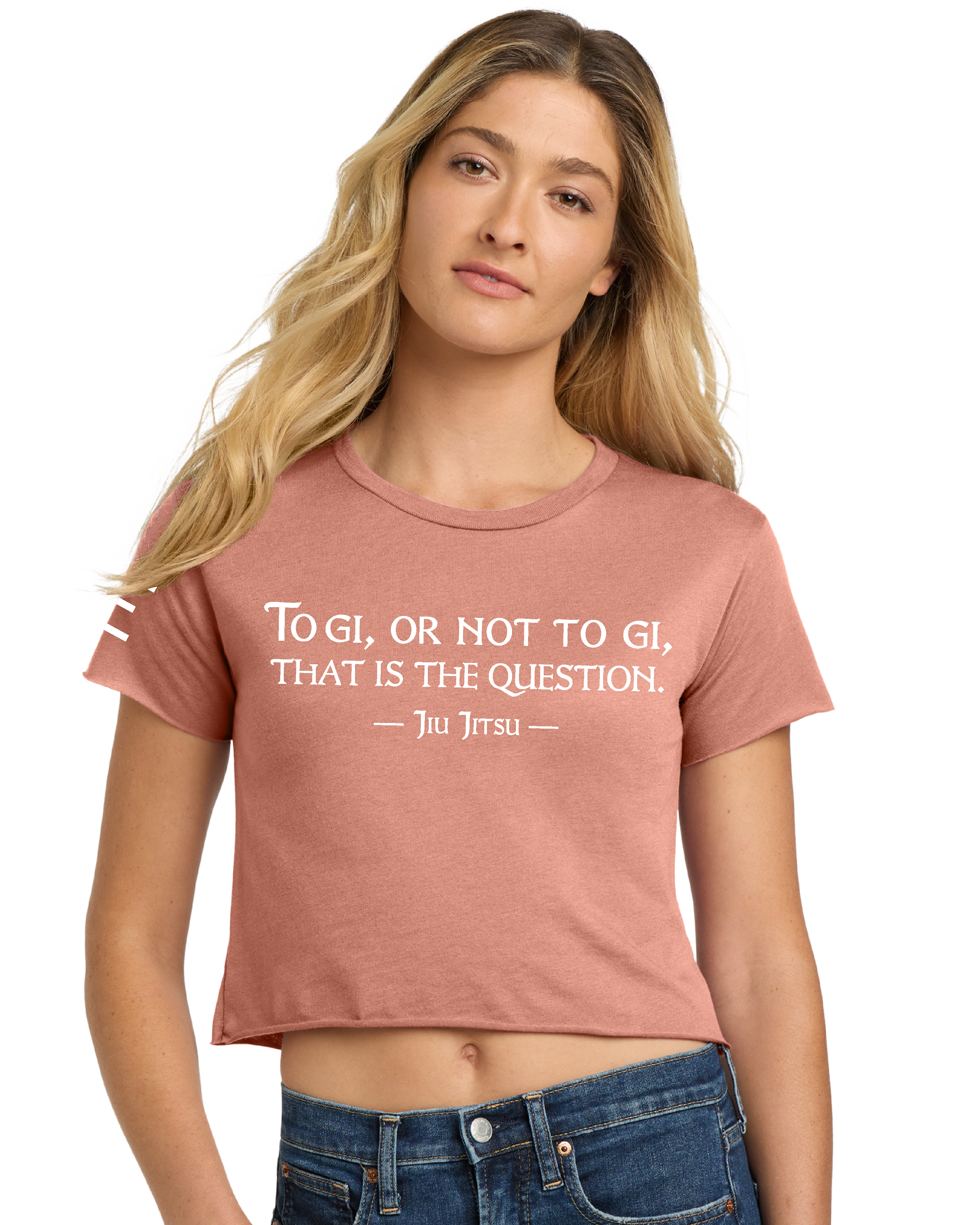 "To Gi or Not to Gi" Jiu-Jitsu Crop Top - 3Three Apparel LLC.