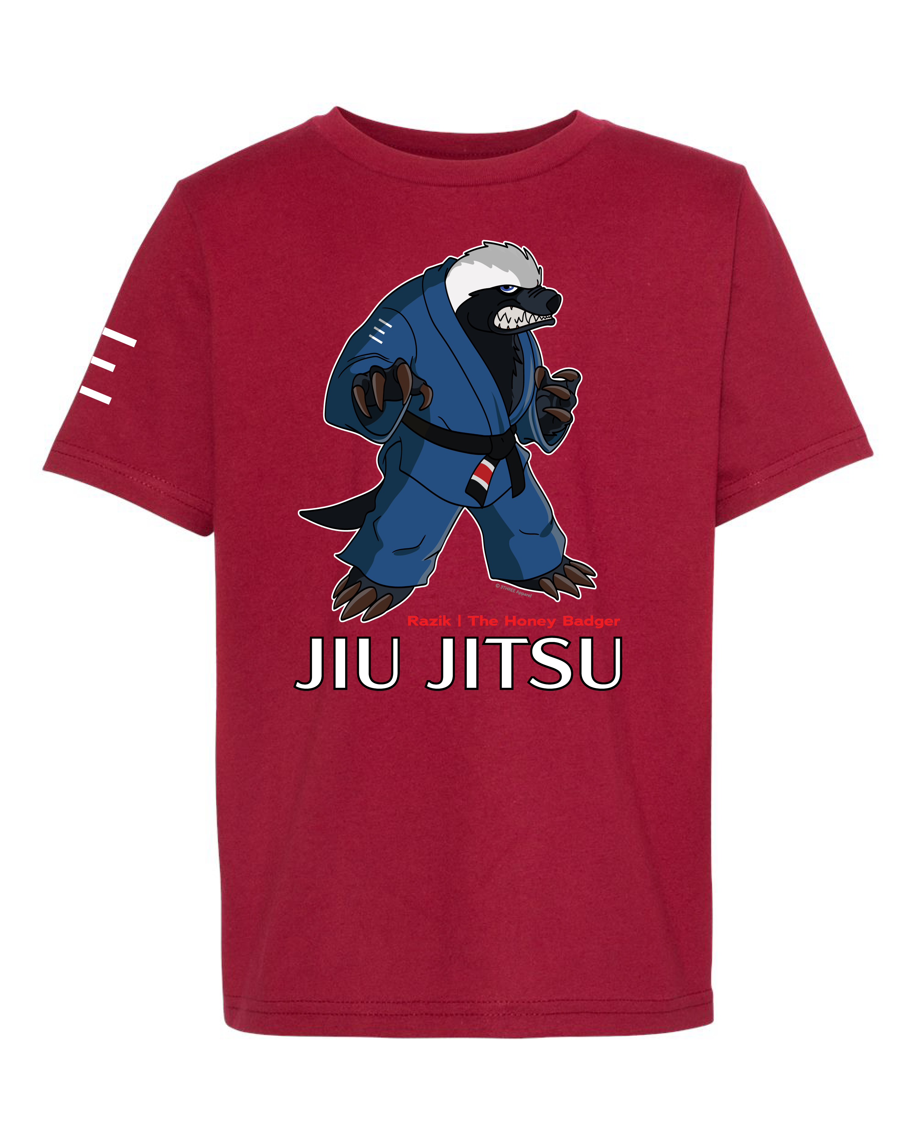 Youth - Raznik the Fearless Honey Badger - BJJ Shirt - Premium Super soft T-Shirt 