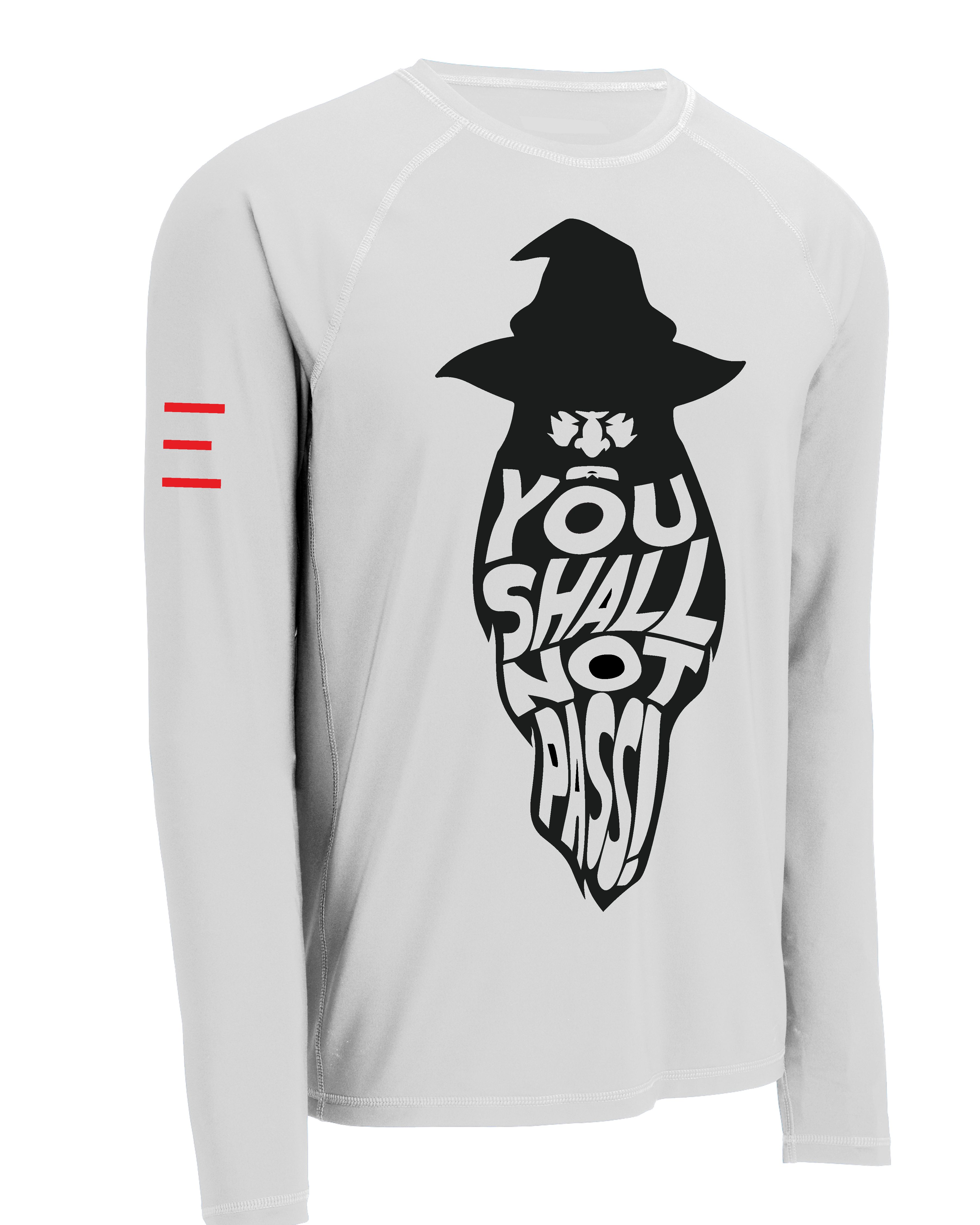 JIU-JITSU Rash Guard - You Shall Not Pass! - Wizard - BJJ Funny Meme (Short or Long Sleeve) 