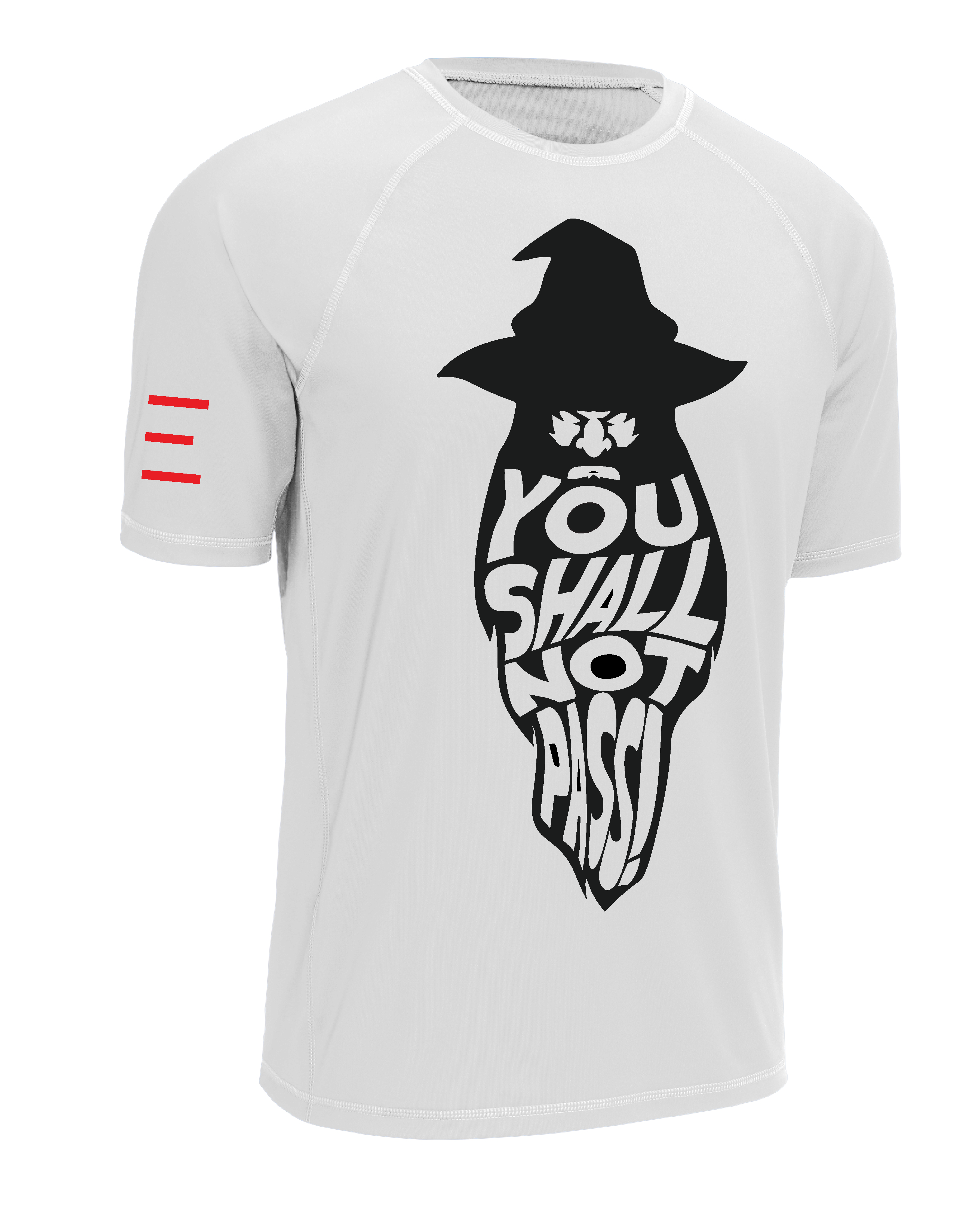 JIU-JITSU Rash Guard - You Shall Not Pass! - Wizard - BJJ Funny Meme (Short or Long Sleeve) 