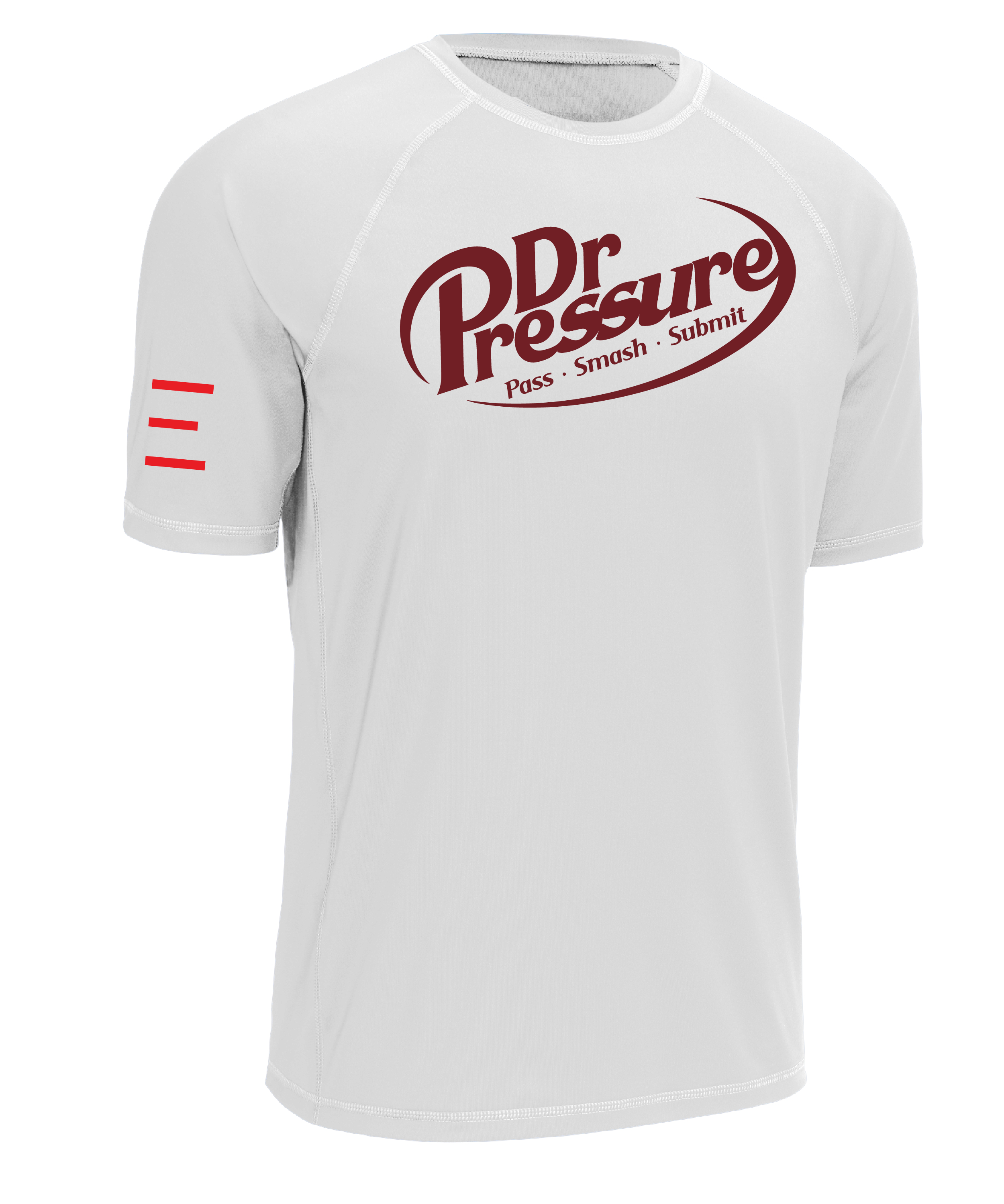 JIU-JITSU - Dr. Pressure - Pass, Smash, Submit - Short Sleeve & Long Sleeve - Black Rashguard 