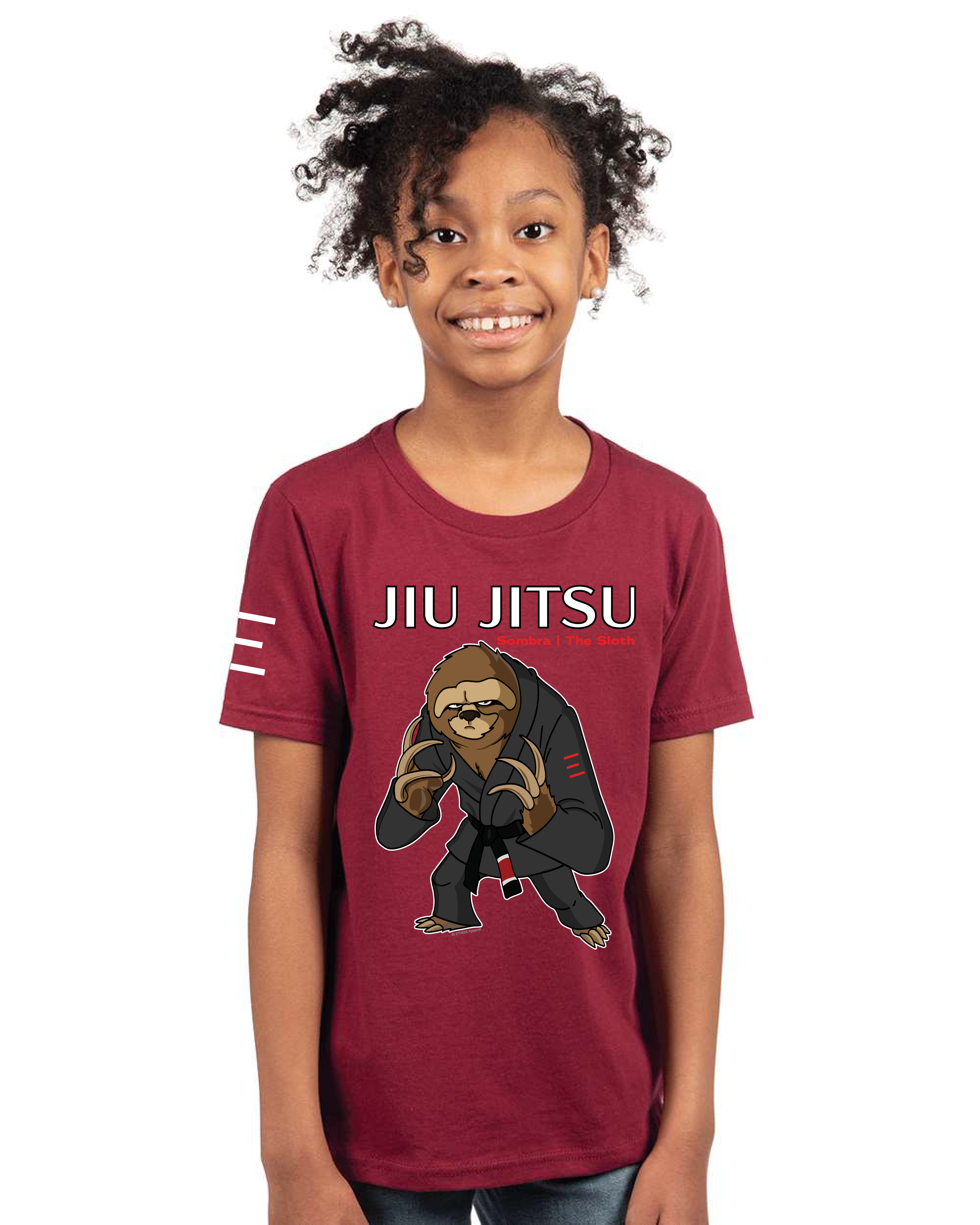 Youth - Sombra the Sloth - BJJ Shirt - Premium Super soft T-Shirt 