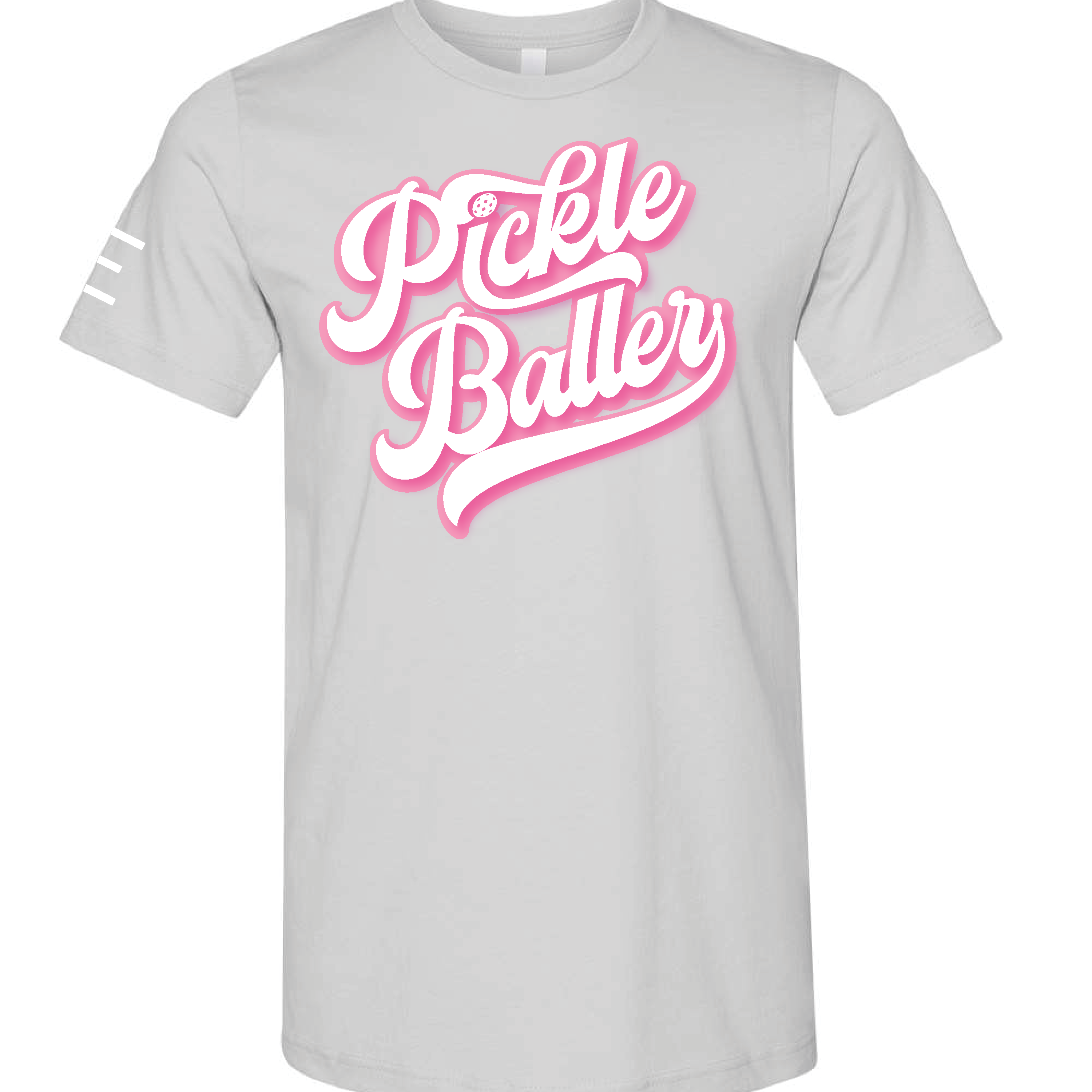 Pickle Baller (Pink) - Funny PickleBall t-shirt Vintage style 