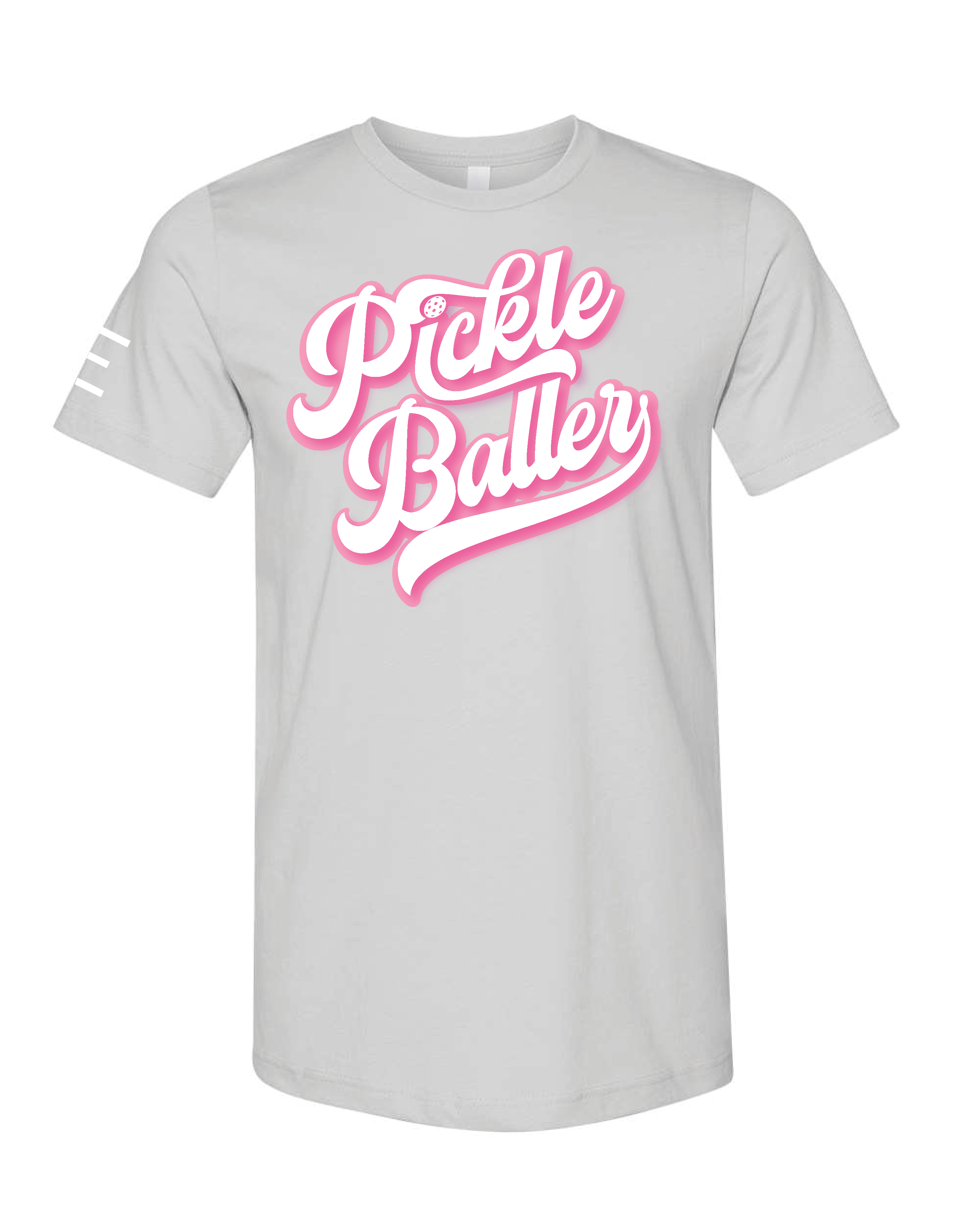 Pickle Baller (Pink) - Funny PickleBall t-shirt Vintage style 