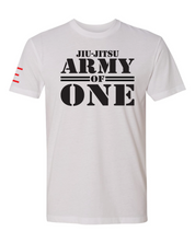 Jiu-Jitsu Army of One - Tough Mind, Spirit, and Will. Your Journey is only Yours - Premium T-Shirt - JiuJitsu 