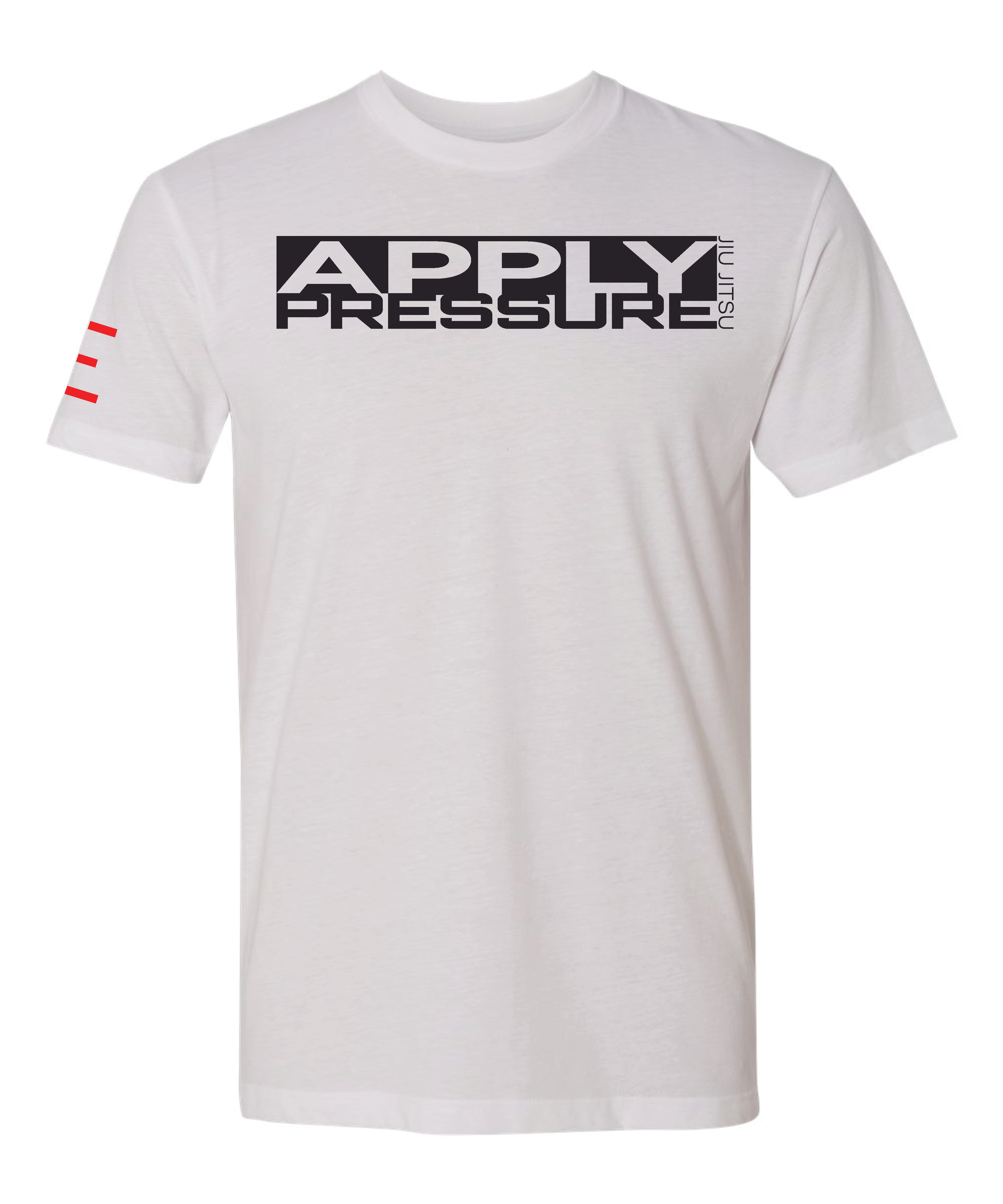 Apply Pressure Jiu-Jitsu T-Shirt - Technique Motivational BJJ Apparel 