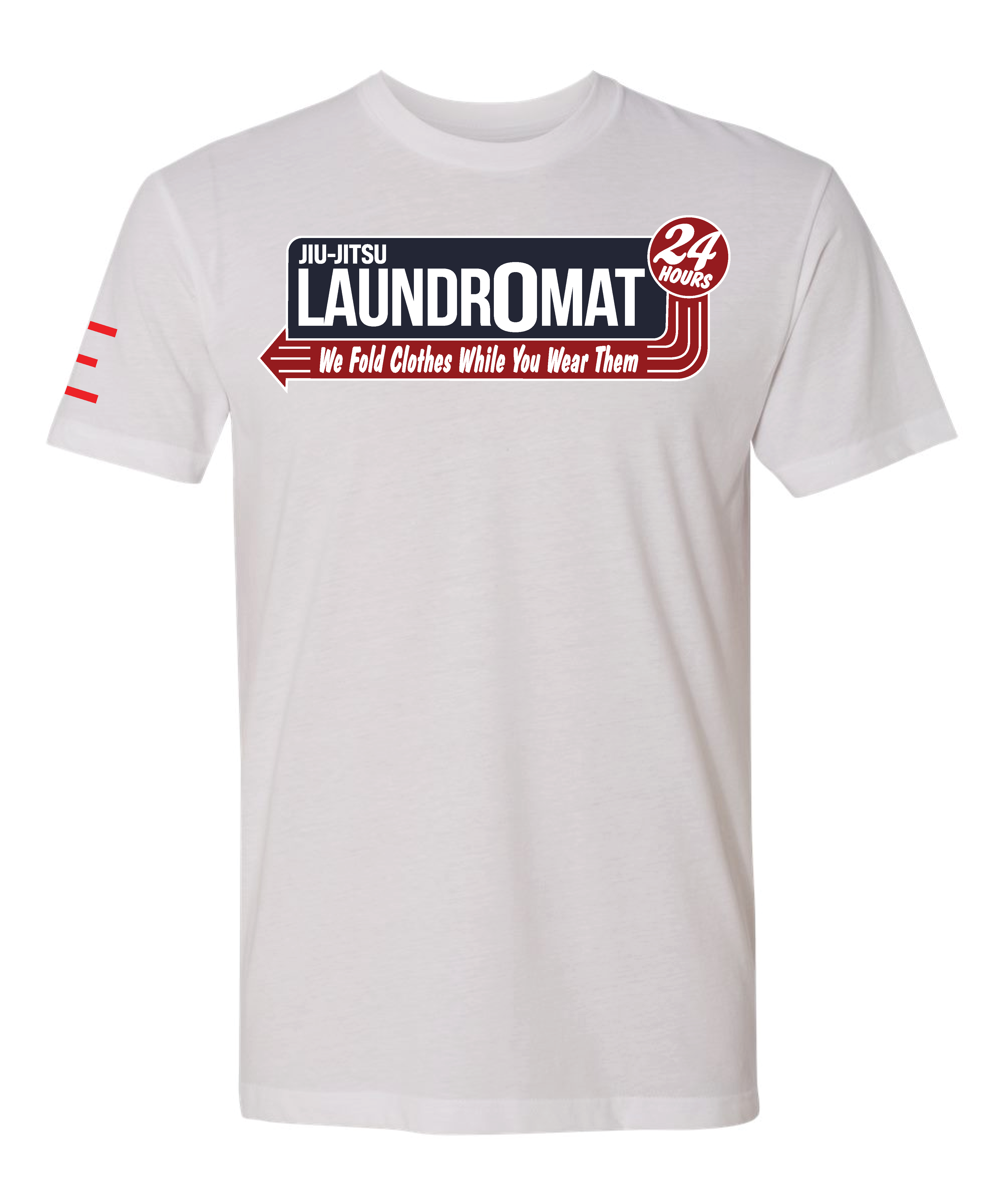 LaundrOmat Vintage Jiu-Jitsu T-Shirt: We Fold Clothes While You Wear Them 