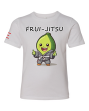 Youth - Frui-Jitsu Avocado Champ Youth Tee - Cute Avocado Wearing a Gi Cartoon Shirt 